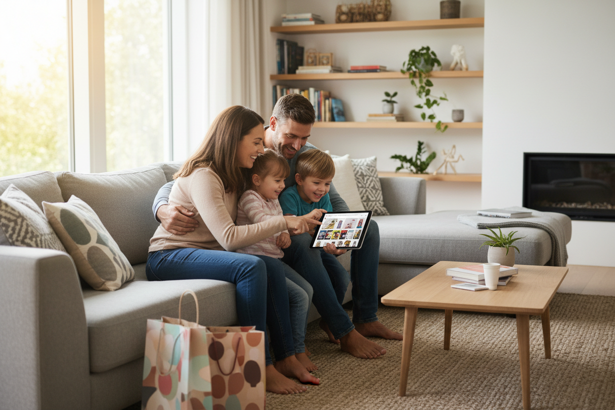 puedes hacer otro familia shoping internet